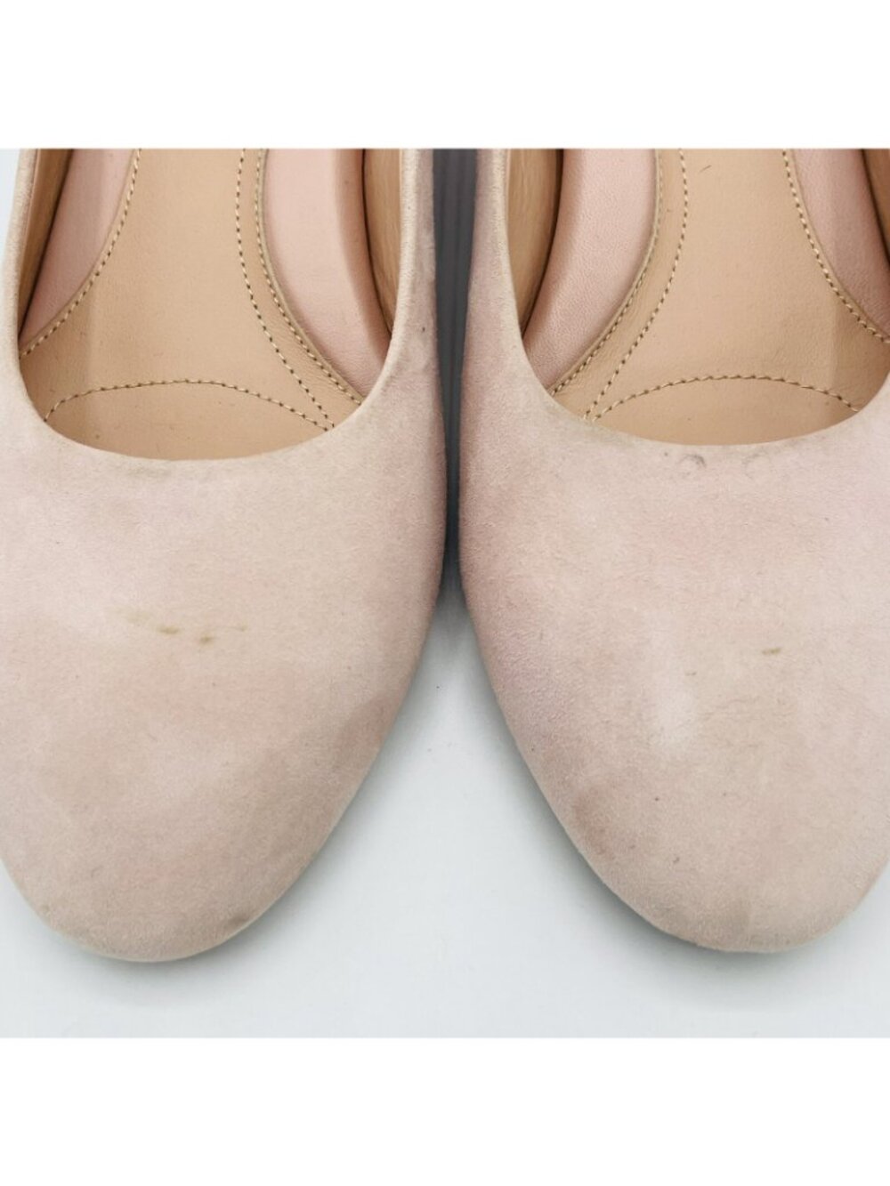 Taryn Rose Womens Heels Size 6.5 B Pink Suede Leather Babs Slip on Shoes Pumps - Picture 6 of 12